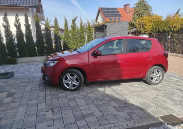 Dacia Sandero cena 25500 przebieg: 59500, rok produkcji 2017 z Kraków małe 67